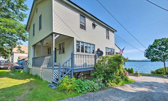 Weirs Beach House | Historic Lakefront Home: Walk to Weirs Beach!