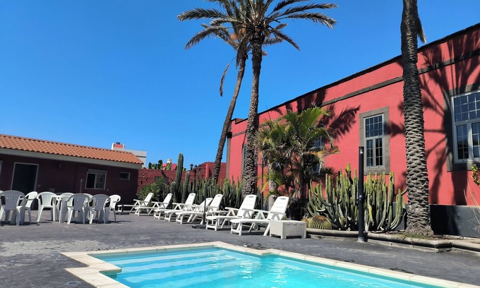 San Andres Villa | Historical house facing the sea in Finca de Plataneras.
