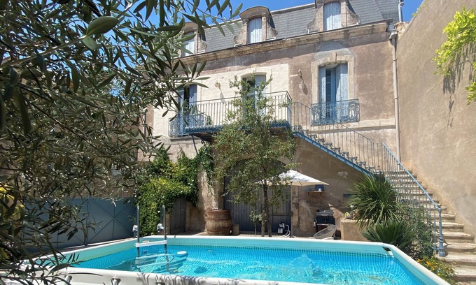 Montagnac House | Historical wine-growing house with lovely garden