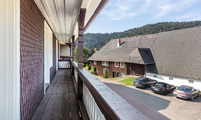 St. Blasien Apartment | Holiday Apartment '7' with Mountain View, Balcony and Wi-Fi