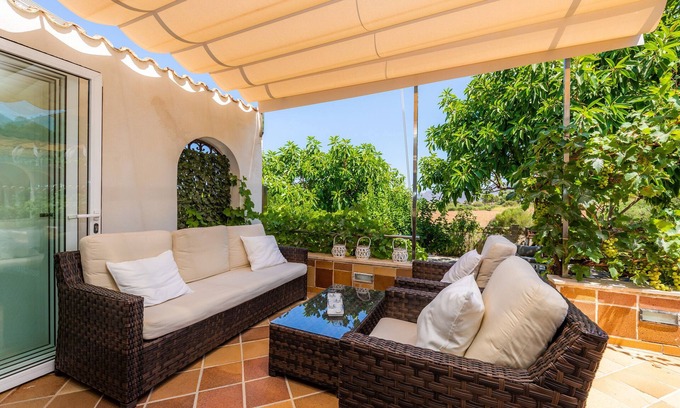 Colonia de Sant Pere House | Holiday Home Casa del Mar 37 with Sea & Mountain View, Garden & Wi-Fi