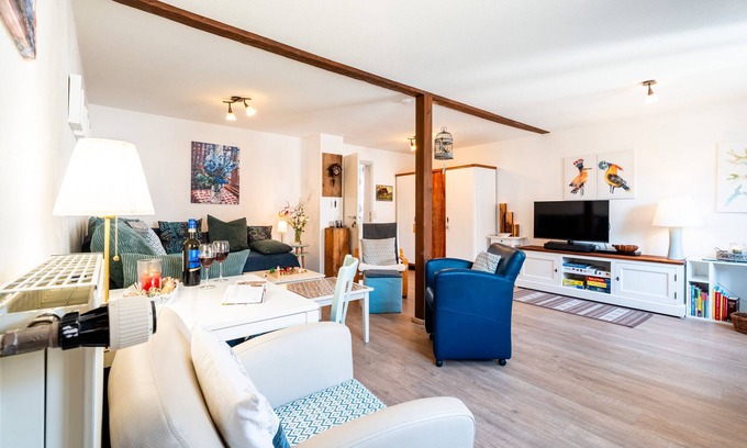 Lahr House | Holiday Home 'Alte Schmiede Ferienhaus Dorfbach' with Shared Terrace, Garden and Wi-Fi