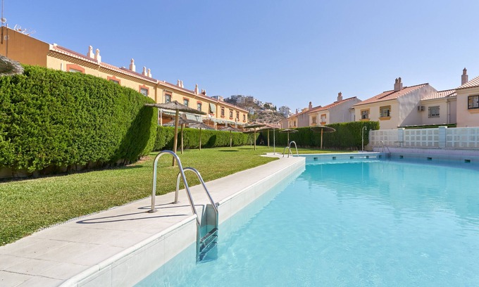 Salobrena House | Holiday Home 'Del Mar Salobreña' with Shared Pool, Private Terrace and Shared Garden