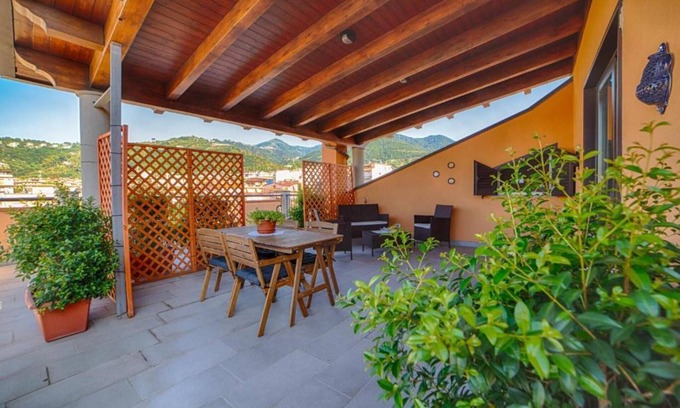 Brolo House | Holiday Home "Mansarda da Dani" with Sea View, Covered Terrace & Wi-Fi