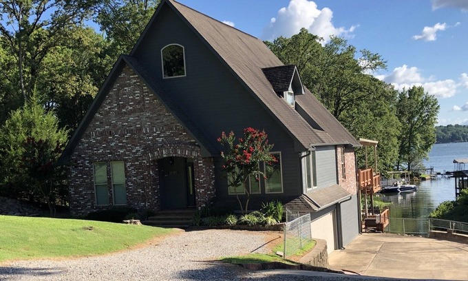 Lakeland House | Home Is Located On The Water In A Cozy Cove With A Great View