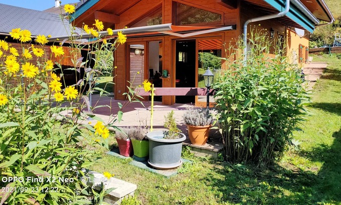 Le Biot Ski Chalet | Homerez - Chalet 7 km away from the slopes for 6 ppl. with jacuzzi at Le Biot