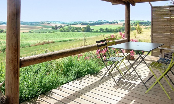 Pauilhac Ski Chalet | Homerez - Chalet for 4 ppl. with shared pool, garden and terrace at Pauilhac