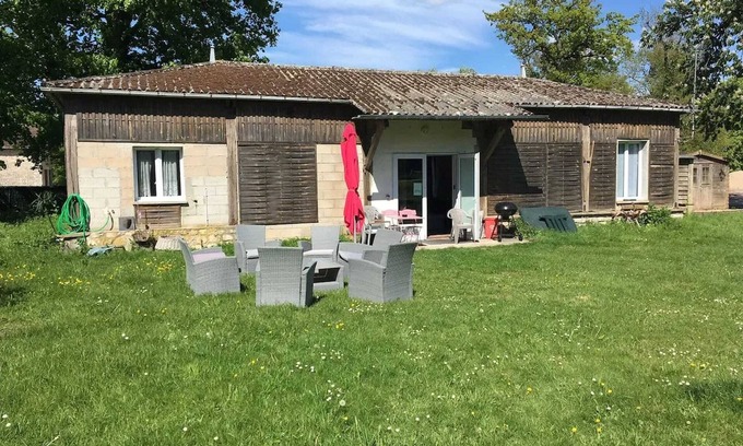 Poligny Apartment | Homerez - Charming Studio in Poligny of 80 m² with Garden View