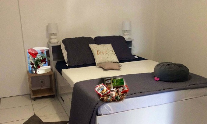 Le Port House | Homerez - House 15 km away from the beach for 4 ppl. with shared pool at Le Port
