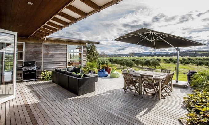 Mangawhai House | Hot Sands Olive Estate - Peaceful haven in a gated community close to estuary and golf courses