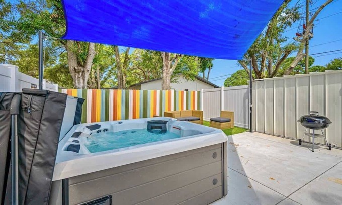 Largo House | Hot Tub, Game Lounge + Mins to Gulf Beachs