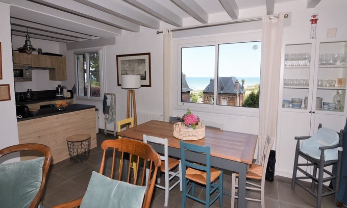 Hautot-sur-Mer Villa | HOUSE 6 PEOPLE - LES PINS SEA VIEW