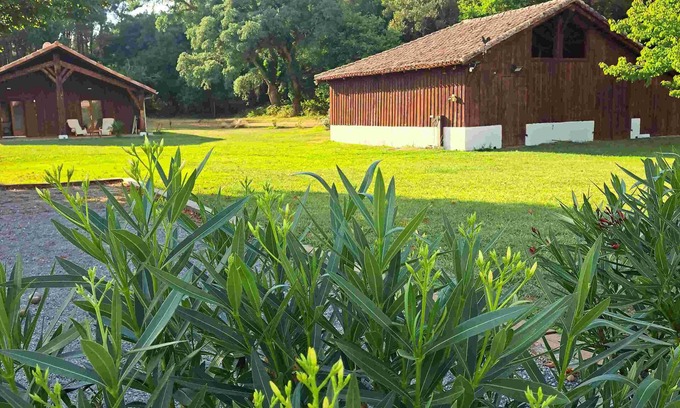 Leon House | House in Léon, swimming pool, sports and games room, large garden, 5 minutes from the lake