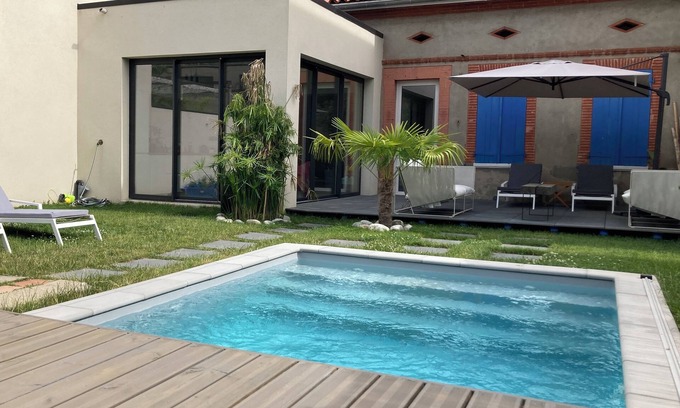 Saint - Agne House | HOUSE TOULOUSAINE CITY CENTER | AIR CONDITIONING | GARDEN | SWIMMING POOL