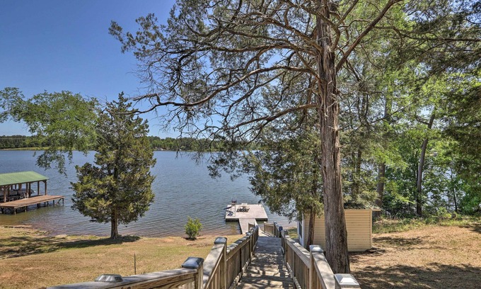 Milledgeville House | House w/Dock + Slide Situated on Lake Sinclair!