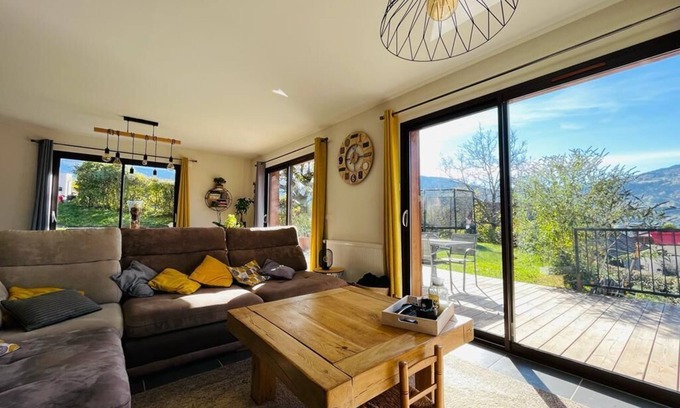 Sallanches House | House with jacuzzi and breathtaking views of Mont Blanc