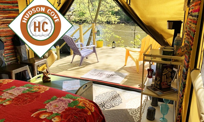 Mount Marion RV Rental | Hudson Valley’s Waterfront Camping Getaway with electric, water and KAYAKS!