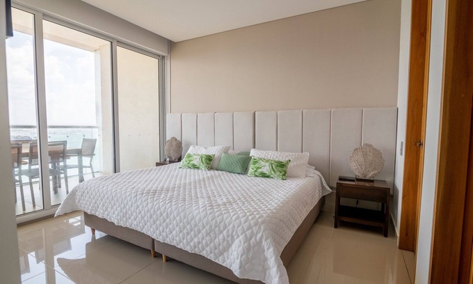 Bocagrande Apartment | ★Hyatt H2★Luxurious 1 Bedroom Apt in 17th Floor★