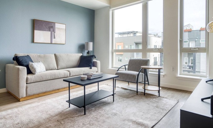 West Colfax Apartment | Ideal Sloan's Lake 1BR w/ Roof Deck, Gym & W/D, near Park, by Blueground