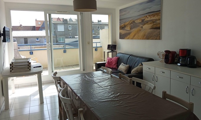 Merlimont-Plage Apartment | Ideal stay at the foot of the beach, all comfort!