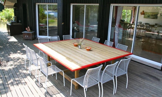 Lacanau House | Idyllic Location on the lake, garden and terrace, direct beach access