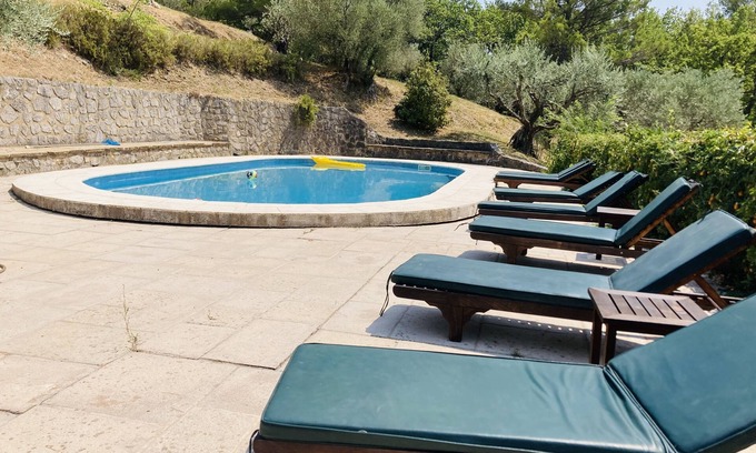 Seillans Other | "IDYLLIC RETREAT" FARMHOUSE, GUESTHOUSE, HUGE GARDEN, POOL, CLOSE TO VILLAGE
