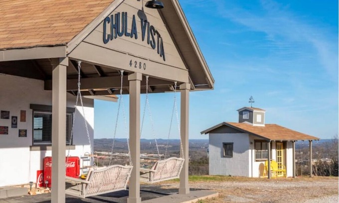 Branson House | Incredible Views! Historic Branson Home, two Porch Swings