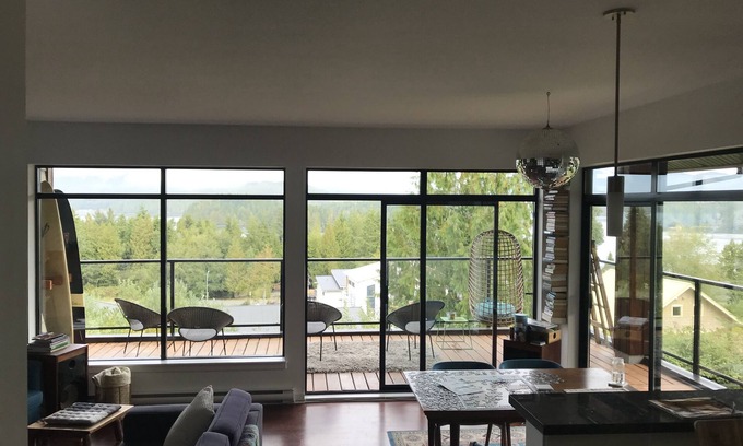 Tofino House | Incredible views overlooking the Tofino and the inlet. Hard to describe.