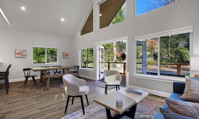 Indianola House | Indianola Cedar House - 2024 New Build ! Wraparound Deck + Quality finishes