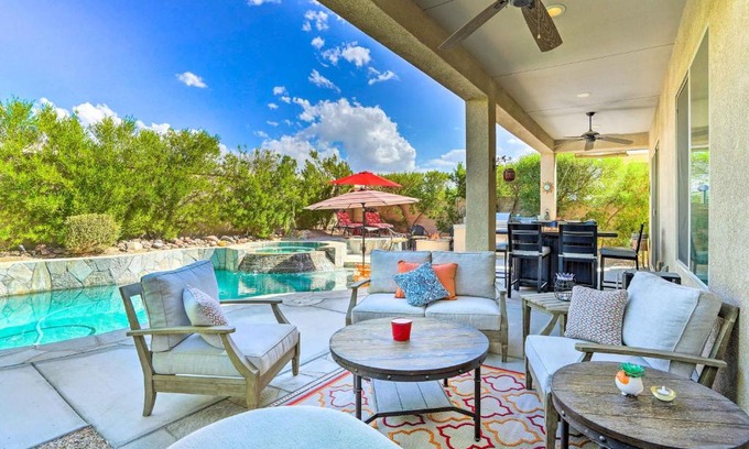 Indio House | Indio Home with Private Pool and Community Amenities