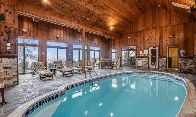 Mountainside House | Indoor Pool, Huge Home, Best View of the Lake!