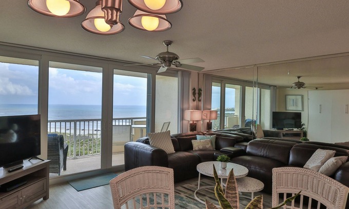 New Smyrna Beach Condo | Inlet #1202- 1BD 1BTH Impressive Beachfront Escape