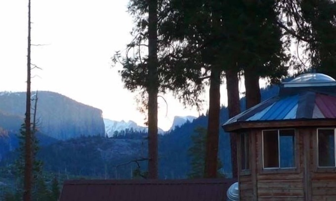 Foresta Cabin | INSIDE Yosemite! Log Cabin, Views of Half Dome & El Capitan. Starry skies!