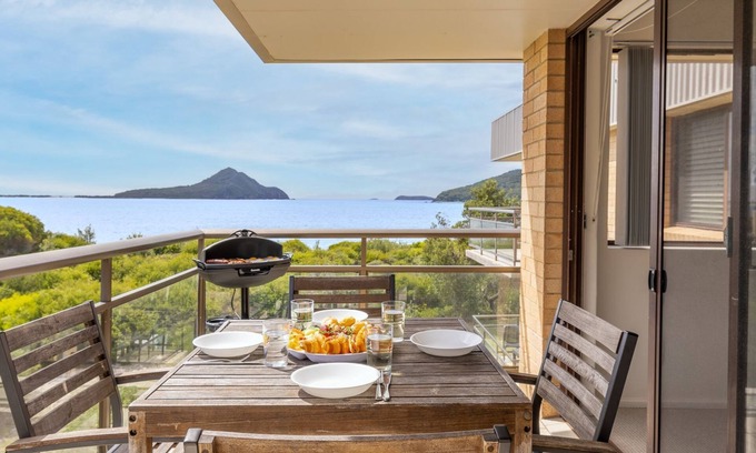 Nelson Bay Apartment | Intrepid, 12/3 Intrepid Close - right on the beachfront