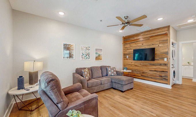 Fulton House | Inviting coastal home with shared pool and stocked pond