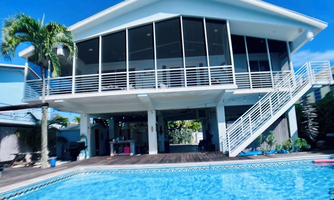 Indian Waterways House | Islamorada, Indian Waterways, waterfront retreat - heated pool, 30’ dock