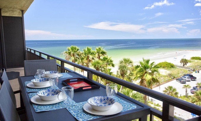 Sunset Beach Condo | Island Living! Beachfront Condo. Local Art. Heated Pool, Tennis, Spacious, Private & Secure.