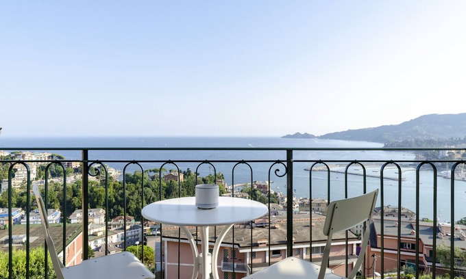 Rapallo Apartment | JOIVY Spectacular Sea View Apt For 5 W/Terrace
