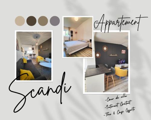 Riom Apartment | Joli T2 Scandi