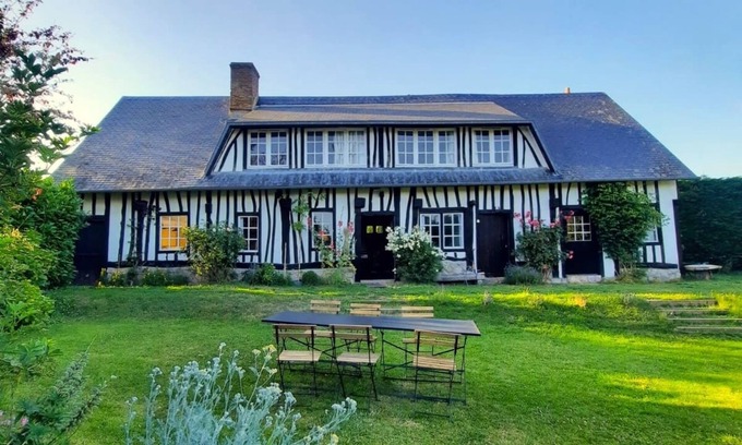 Le Bourg-Dun House | Jolie Chaumière Plein sud 2 kms de la mer