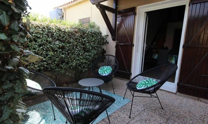Portiragnes-Plage Villa | Jolie Villa Avec Terrasses et Veranda à 2 Minute de la Plage