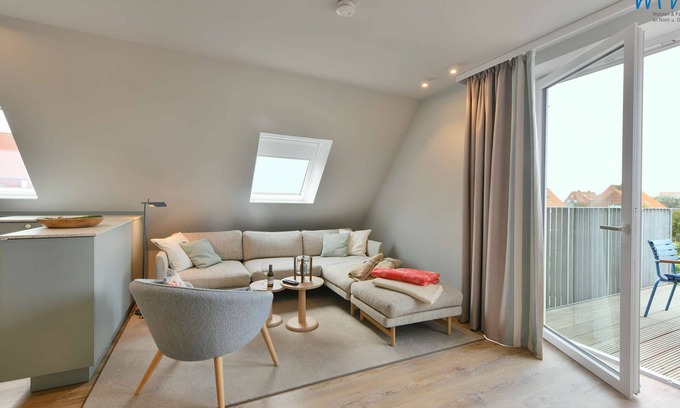 Juist Apartment | Juist vacation with sunny roof terrace!