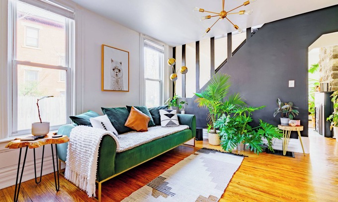 Victorian Village House | Jungle House Luxury Stays - Downtown Columbus & Short North