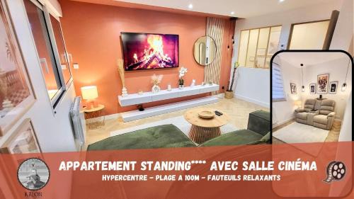 Concarneau Apartment | - KALON - CONCARNEAU - SALLE CINÉMA - PLAGE À 100m - VILLE CLOSE À PIEDS - WIFI - Center & beach within walking distance -