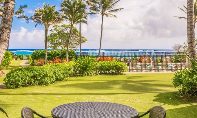 Wailua Condo | Kapaa Shore Resort B118, Ocean View, Walk to Town, Bike Path, Comp Wifi/Pkg