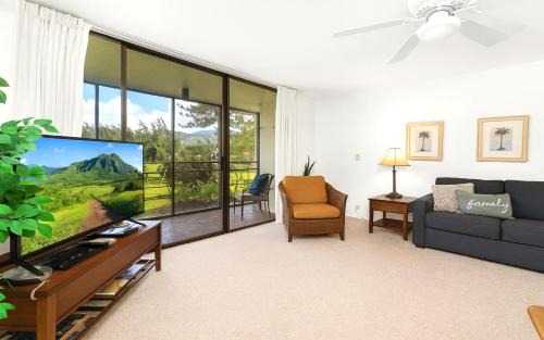 Kahuku Apartment | KBM Resorts FREE CAR Kuilima Estates 1-Bedroom Condo with Golf Course view Inside Turtle Bay KUL-E117