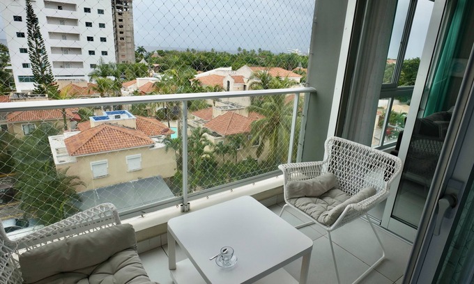 Juan Dolio Apartment | KendaSolTower-JuanDolio1Br-4Px-2Bds-BeachView-WiFi-BBQ