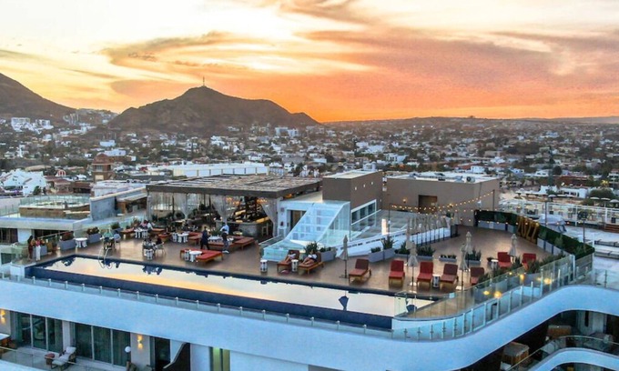 Marina Hotel | King Bed | Hot Tub on Balcony | Sunset/Marina View | Medano Beach Cabo San Lucas