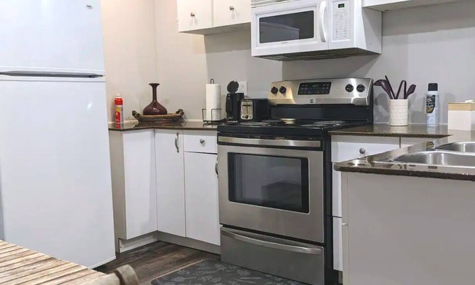 Regional District of Nanaimo Apartment | King Large Cozy Studio Kitchen W/D | Sleeps 4n