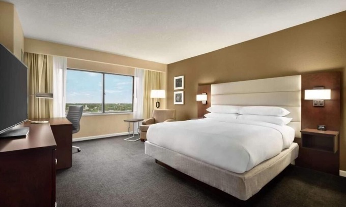 Central Business District Apartment | King Room Near Orlando Urban Trail ORL